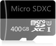 💾 400gb high-speed class 10 sdxc memory card with adapter, optimized for android smartphones and tablets (400gb-b) logo