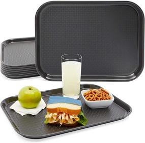 img 4 attached to 🍽️ Versatile Black Plastic Cafeteria Server: A Must-Have for Efficient Food Service