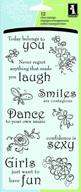 📆 inkadinkado clear stamps set - thoughts of the day (12 pieces) logo