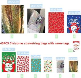 img 2 attached to Ilovepaper Christmas Drawstrings Assorted Wrapping: Add Festive Charm to Your Gifts!