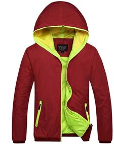 img 2 attached to 🧥 AMcupider Big Boys Hooded Rain Quick-Dry Jacket Windbreaker