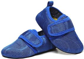 img 3 attached to 👦 QZKDM Lightweight Toddler Slippers QZ2065Black29 - Boys' Shoes and Slippers