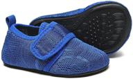 👦 qzkdm lightweight toddler slippers qz2065black29 - boys' shoes and slippers logo