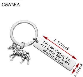 img 3 attached to 🦓 CENWA Zebra Warrior EDS Fibro Awareness Dance Keychain for Ehlers Danlos Syndrome - Enhancing Your Zebra Warrior Gift