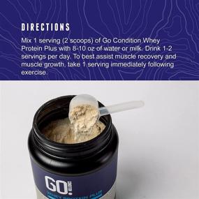 img 1 attached to 🍫 Go Condition Protein Powder Plus: 20g Whey Protein, Low Carb & Sugar Free, Rich Chocolate Flavor, Easy Digestion - 24 Servings