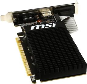 img 2 attached to 💻 MSI GT 710 1GD3H LP NVIDIA GeForce GT 710 1GB - Улучшенная графическая производительность в компактном дизайне