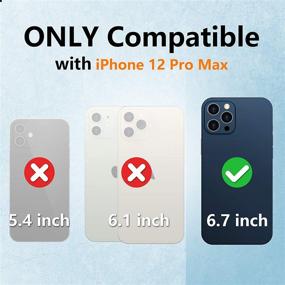 img 3 attached to SPIDERCASE Waterproof iPhone 12 Pro Max Case with Built-in Screen Protector - Shockproof Full Body Cover for iPhone 12 Pro Max 6.7”, Black/Clear