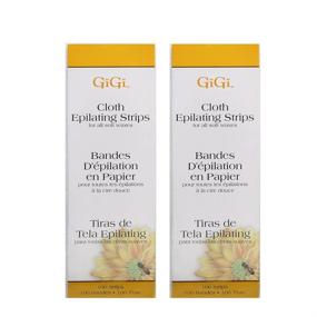 img 2 attached to 👙 Gigi Cloth Epilating Strips 100 count, Large (3x9) - Value Pack of 2