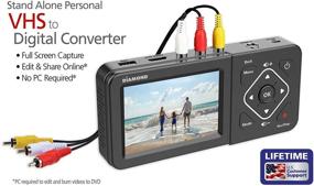 img 3 attached to Diamond Multimedia VC500ST: One Touch Standalone Digital Converter for VHS, HI8, Camcorder, Set Top Box - Capture and Record Video Easily!