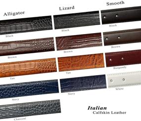 img 2 attached to Canyon Italian Leather Designer Lizard