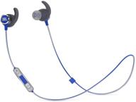 🎧 jbl reflect mini 2.0 - blue in-ear wireless sport headphone with 3-button mic/remote logo