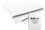 knitial chipboard sheets backing scrapbooking logo
