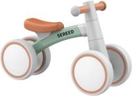 🚲 sereed baby balance bike: 1 year old boys girls toddler first bike with 4 wheels - perfect first birthday gift logo