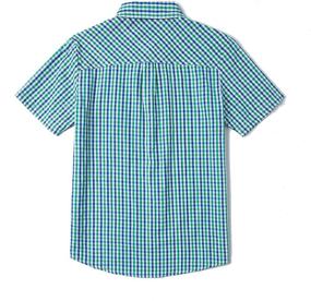 img 2 attached to Tronjori Boys' Short Sleeve Button Woven Clothing - Tops, Tees & Shirts