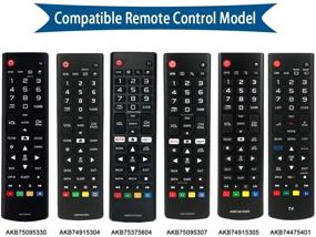 img 3 attached to 📺 Universal Remote Control Replacement for LG Smart TV - AKB75375604 AKB75095307 AKB75095330 AKB74915305 AKB74915304 AKB74475401 with Netflix 3D - AZMKIMI