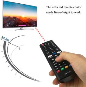 img 1 attached to 📺 Universal Remote Control Replacement for LG Smart TV - AKB75375604 AKB75095307 AKB75095330 AKB74915305 AKB74915304 AKB74475401 with Netflix 3D - AZMKIMI