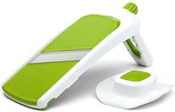 🥗 chef'n sleek slice handheld collapsible mandoline - green (one size) for enhanced seo logo