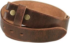 img 3 attached to 👞 Genuine Vintage Distressed Leather Men's Accessories and Belts by Fullerton