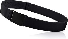 img 4 attached to 👖 Invisible Elastic Belts for Women & Men - No Show, Non-Slip Design, Fits Waist up to 50 Inches