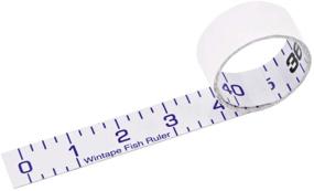 img 4 attached to Edtape Waterproof Fish Ruler - 40 Inch Fishing Measuring Tape - Ideal for Fishing Boat, Kayak, Cooler, and Workbench - Adhesive Fish Measuring Tape Sticker