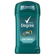 🌬️ degree men cool comfort anti-perspirant - 2.7 oz (pack of 2) for enhanced odor protection and sweat control logo