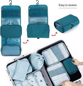 img 3 attached to Phenas Multifunctional Waterproof Cosmetics Toiletries Travel Accessories