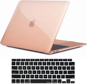 img 4 attached to 📦 ProCase MacBook Air 13 Inch Case 2020 2019 2018 Release A2337 M1 A2179 A1932, Crystal Hard Shell Cover for MacBook Air 13-inch Model A2179 A1932 with Keyboard Skin Cover