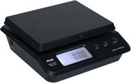 📦 black digital shipping postal scale, package postage scale 55lbs. x 0.01lbs., ps-25 logo