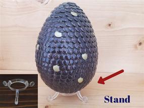img 2 attached to 🐉 Gender Reveal Dragon Egg Stand - Crystal Clear Design