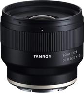tamron 20mm f/2.8 di iii osd m1:2 lens: perfect for sony full frame/aps-c e-mount camera enthusiasts logo