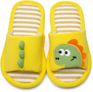 🦖 memon dinosaur toddler slippers - me2016 grn 9 boys' shoes and slippers logo