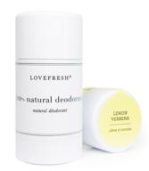 lovefresh - aluminum free 🍋 natural deodorant (lemon verbena) - 3.7 oz logo