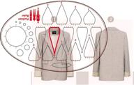 neckline template humanoid patterns measuring logo