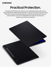 img 3 attached to 📚 Samsung Electronics Galaxy Tab S7 Book Cover - Mystic Black