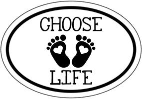 img 3 attached to WickedGoodz Choose Life Vinyl Decal