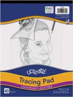 📝 pacon ucreate tracing pad, white, 9x12, 40 sheets - enhanced seo-friendly product title logo