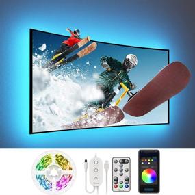 img 4 attached to 📺 Govee TV LED Backlight, 10FT LED Lights for TV with App and Remote Control, Music Sync, DIY and Scene Modes, RGB Color Changing Backlight for 46-60 inch TVs, Computer, Bedroom, USB Powered