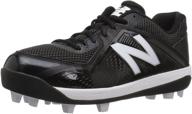 👟 new balance unisex-child 4040 v4: superior performance in molded baseball shoes logo