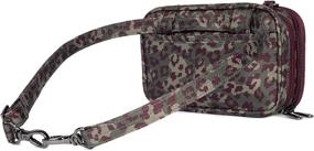 img 1 attached to Stylish and Practical Travel Companion: Lug ROUNDABOUT WALLET LEOPARD BERRY Travel Accessories