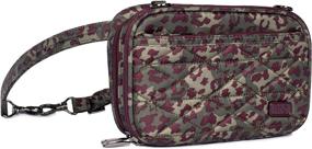 img 3 attached to Stylish and Practical Travel Companion: Lug ROUNDABOUT WALLET LEOPARD BERRY Travel Accessories