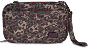 img 4 attached to Stylish and Practical Travel Companion: Lug ROUNDABOUT WALLET LEOPARD BERRY Travel Accessories