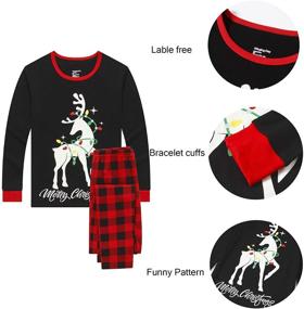 img 2 attached to 🎄 Christmas Matching Boys' Clothing - Winging Day Holiday