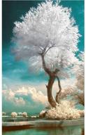 🎨 tofover 5d diy diamond painting kit: full drill tree paint by numbers for adults - embroidery arts & crafts cross stitch with diamond embroidery paintings pics (a12, 4030/15.7x11.8inch) logo