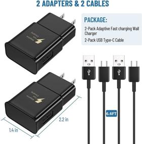 img 3 attached to 🔌 Высококачественные зарядные устройства для телефонов с разъемом Type C для Android: Совместимо с Samsung Galaxy S10/S9/S8/S21/S21Ultra/S20/Z Filp 3/Z Fold 3/Note 20Ultra/Note 10 Plus/Note 9/S10e/S21Plus/Note 8/S10Plus.