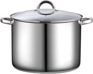 🍲 cook n home stainless steel 16 quart stockpot with lid: efficient and reliable! logo