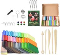 🎨 polymer clay starter kit - 36 vibrant colors modeling clays + baking diy process clay set - includes tool and accessory kit - non-stick, non-toxic - perfect for kids' diy crafts and ideal gift logo