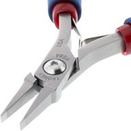 🔧 tronex flat nose pliers with short smooth jaw and long ergonomic handles - p744 logo