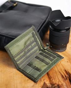 img 2 attached to 🦎 CHAMELEON Military Wallet: The Ultimate Thin Wallet for Men with Extra Storage