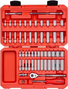 img 4 attached to 🔧 TEKTON 55-Piece 1/4 Inch Drive 6-Point Socket and Ratchet Set (5/32-9/16 in., 4-14 mm) - SKT05301