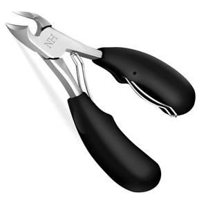img 4 attached to 🔪 High-Performance Podiatrist Toenail Clippers: Precision Cutting for Thick, Ingrown Nails. Perfect for Men, Seniors & Pedicure Needs